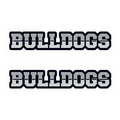 Bulldogs Text Temporary Tattoo (1.5"x2")